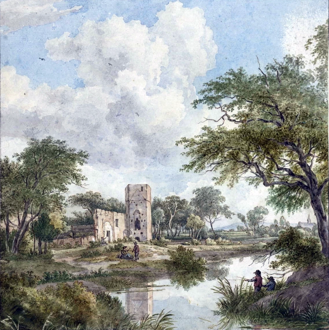 Paesaggio con rovine di un castello - Rijks Museum, Amsterdam